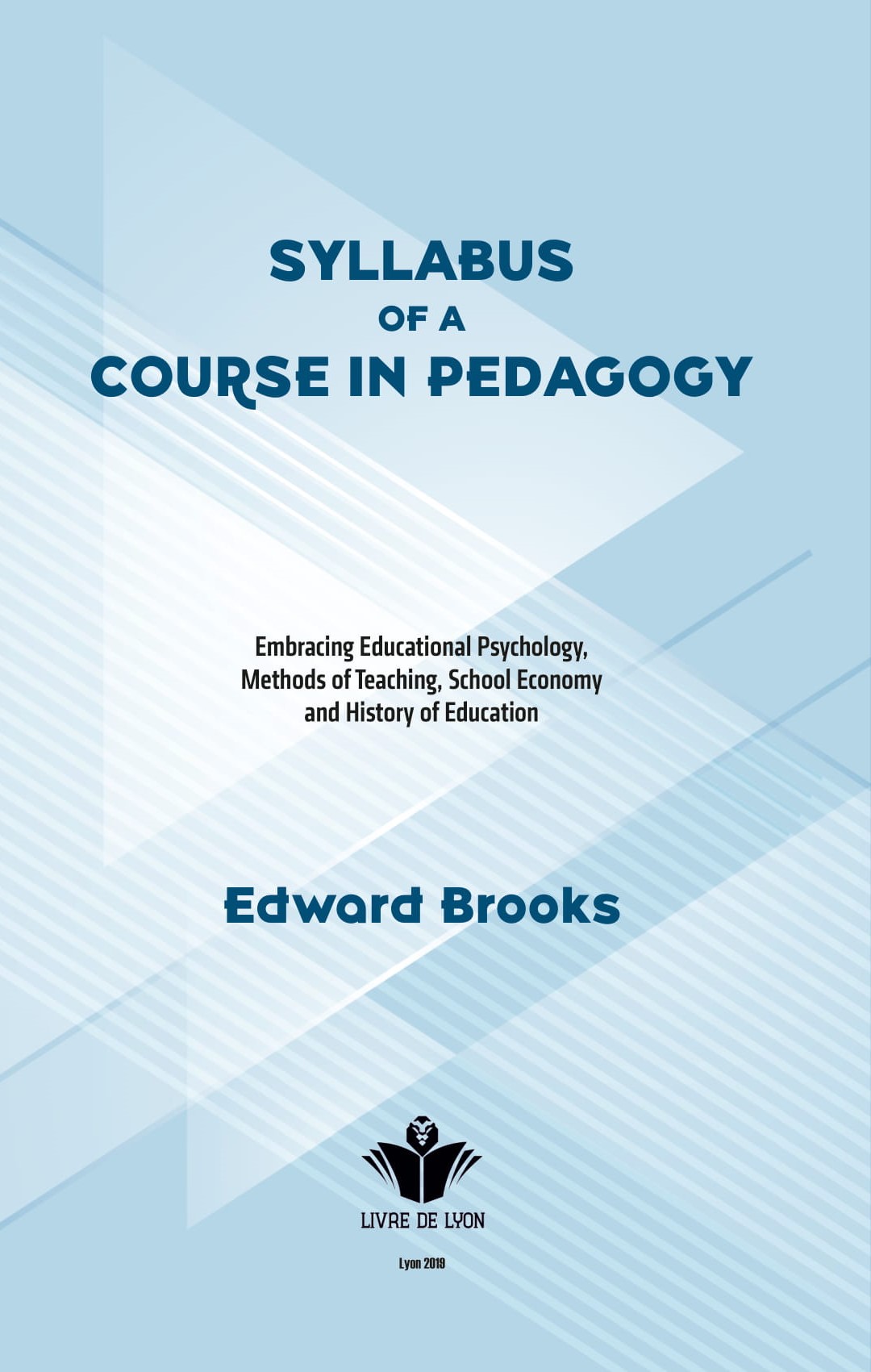 Syllabus of a Course in Pedagogy
